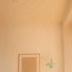 Evit lampeophæng, hvid