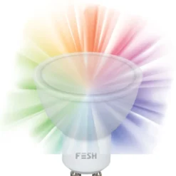 Fesh Smart GU10 spotpære, 2700-6500K, 5W
