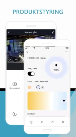 Fesh Smart GU10 spotpære, 2700-6500K, 5W, 3-pak