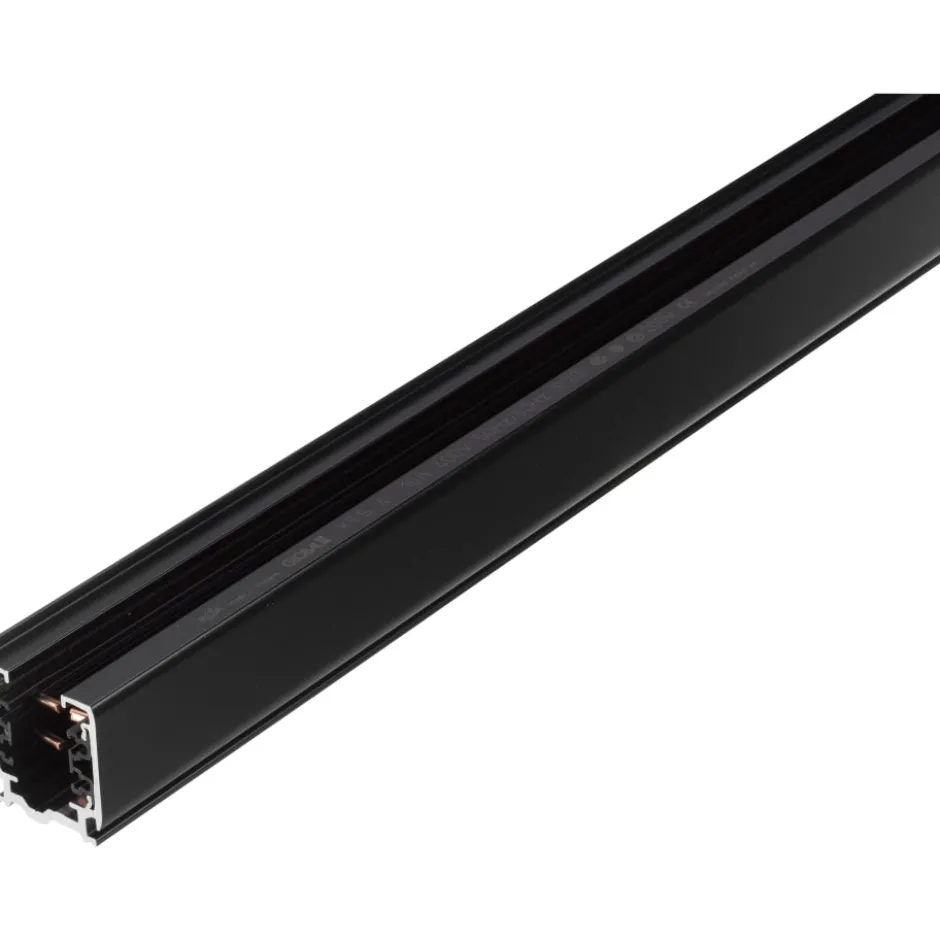 Global 3F strømskinne, sort, 2 meter