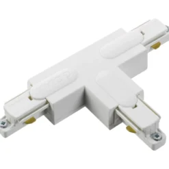 Global 1F T-stykke, hvid, venstre