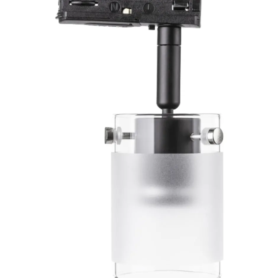 Global Tubular 1F skinnespot, sort/glas