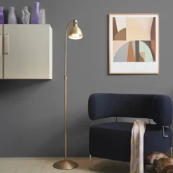 Halo Design Angora gulvlampe, antik messing