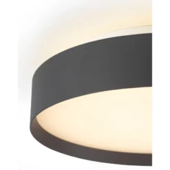 Halo Design Backlight Full plafond, sort, Ø30 cm