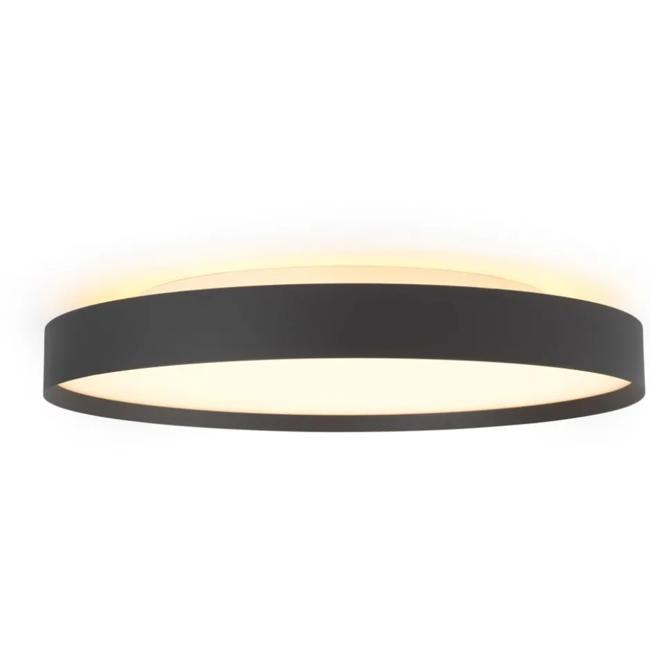 Halo Design Backlight Full plafond, sort, Ø50 cm