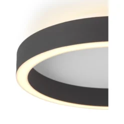 Halo Design Backlight String plafond, sort, Ø40 cm