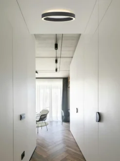 Halo Design Backlight String plafond, sort, Ø40 cm
