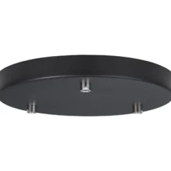 Halo Design baldakin, 3 udgange, sort
