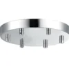 Halo Design baldakin, 6 udgange, krom