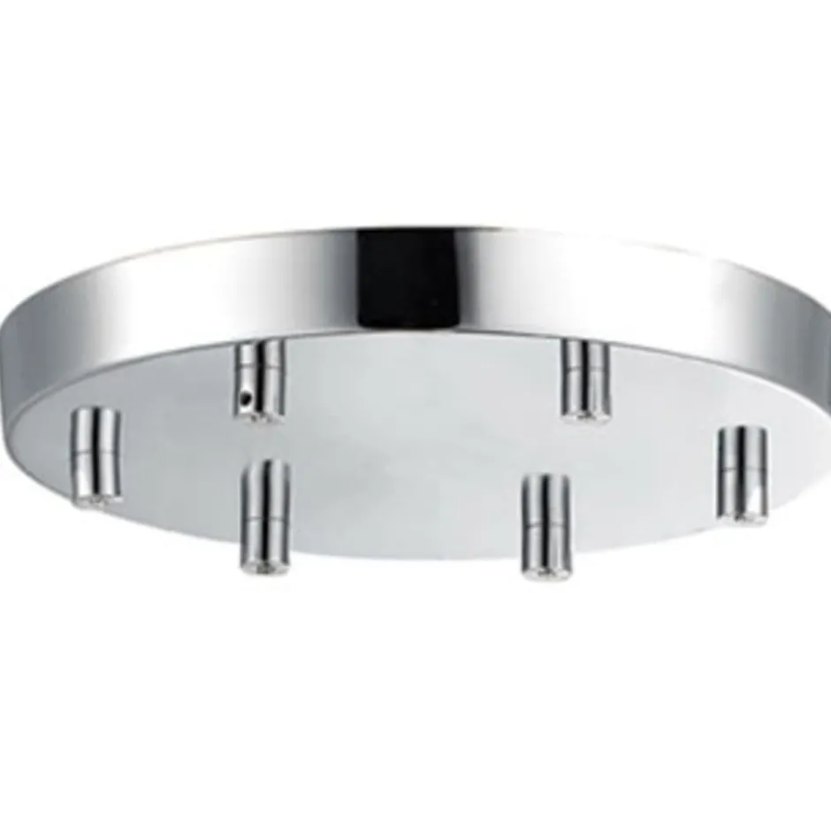 Halo Design baldakin, 6 udgange, krom
