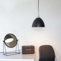 Halo Design Bellevue pendel, sort/krom, Ø14 cm