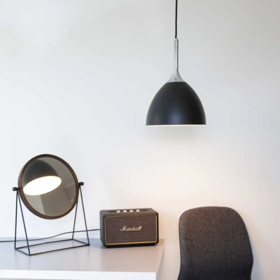 Halo Design Bellevue pendel, sort/krom, Ø14 cm