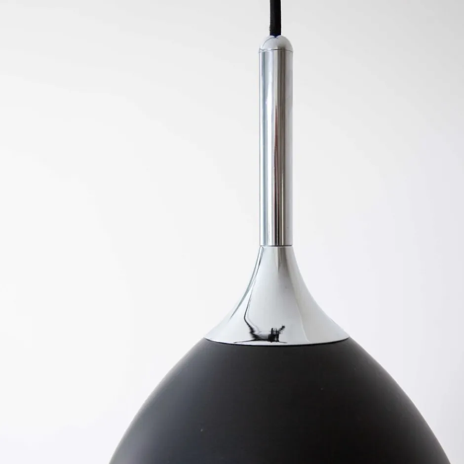 Halo Design Bellevue pendel, sort/krom, Ø14 cm
