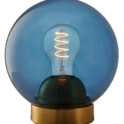 Halo Design Bubbles bordlampe, blå