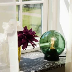 Halo Design Bubbles bordlampe, grøn