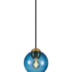 Halo Design Bubbles pendel, blå, Ø14 cm