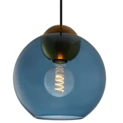 Halo Design Bubbles pendel, blå, Ø24 cm