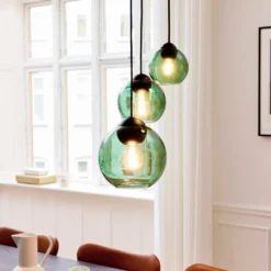 Halo Design Bubbles pendel, grøn, Ø24 cm