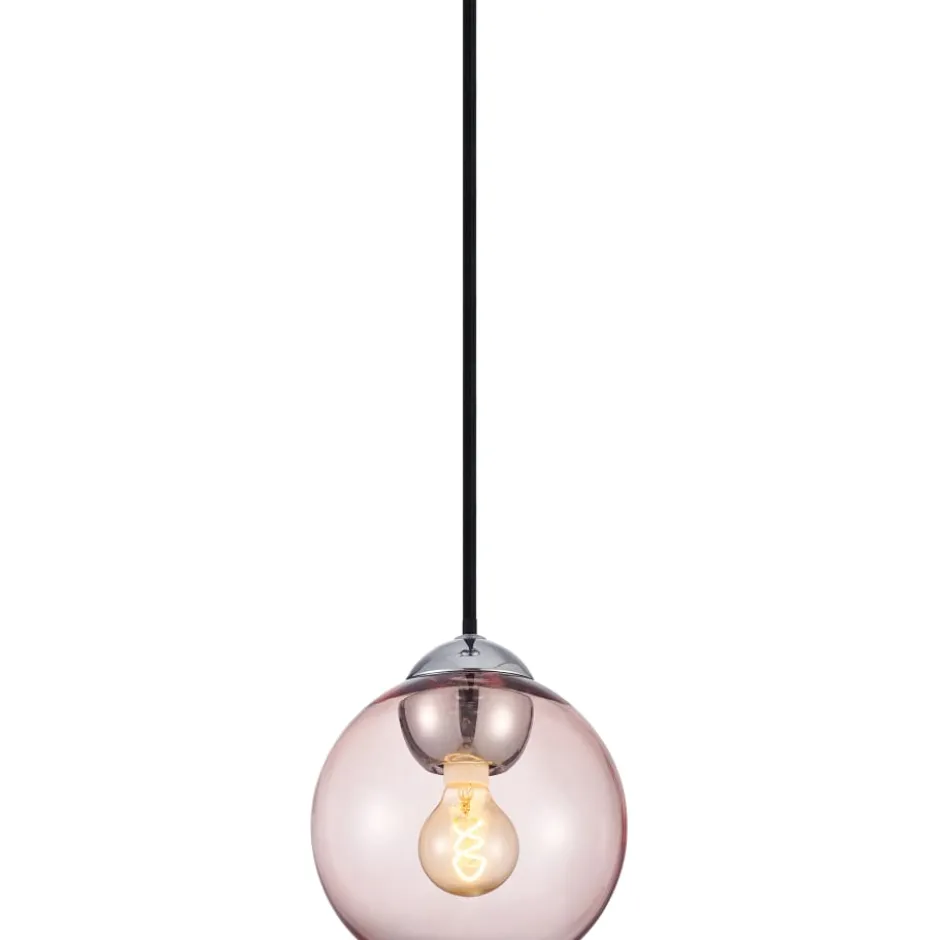 Halo Design Bubbles pendel, lyserød, Ø14 cm