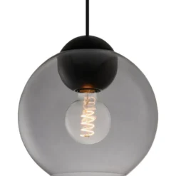 Halo Design Bubbles pendel, røgfarvet, Ø24 cm