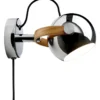 Halo Design D.C væglampe, krom