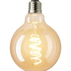 Halo Design Deko E27 spiral globepære, 2200K, 5W, Ø9,5 cm