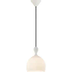 Halo Design Dueodde pendel, opal/glas, Ø18 cm