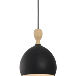 Halo Design Dueodde pendel, sort/metal, Ø18 cm