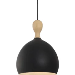 Halo Design Dueodde pendel, sort/metal, Ø24 cm