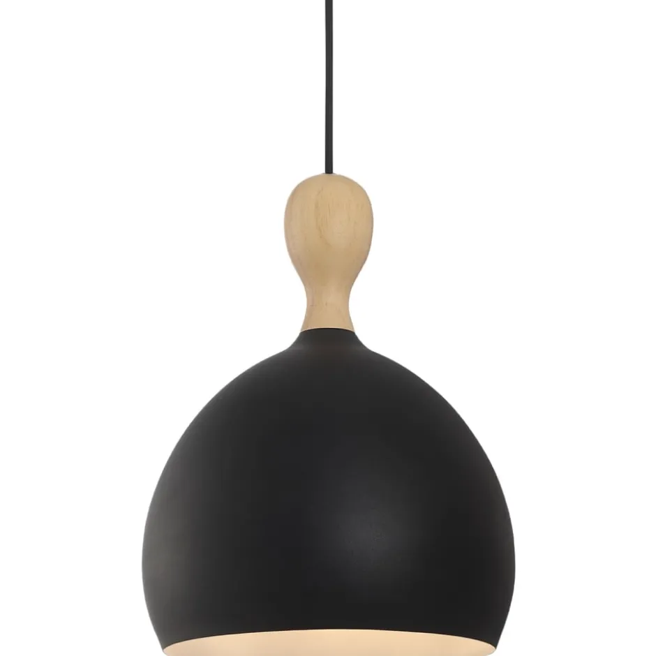 Halo Design Dueodde pendel, sort/metal, Ø24 cm