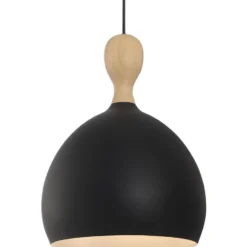 Halo Design Dueodde pendel, sort/metal, Ø30 cm