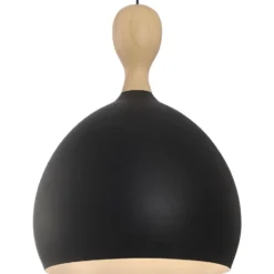 Halo Design Dueodde pendel, sort/metal, Ø39 cm