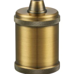 Halo Design E27 fatning, raw antik