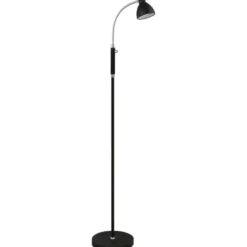 Halo Design Hudson gulvlampe, 1-armet, sort