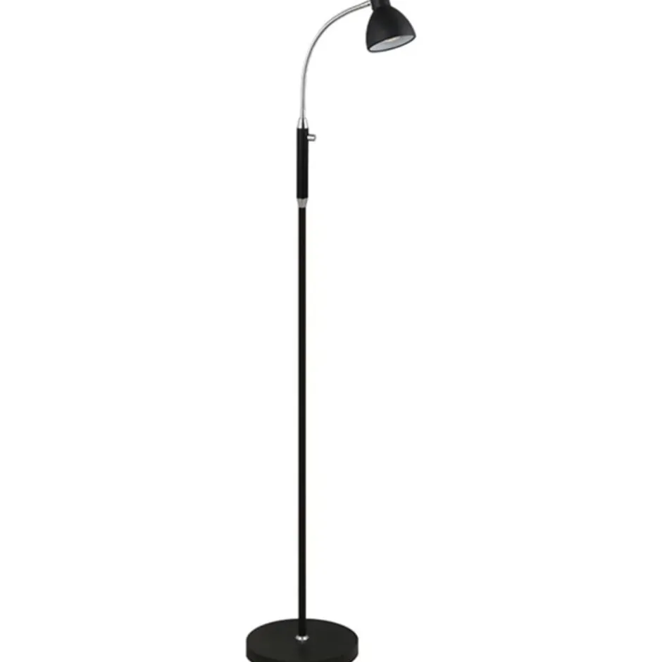 Halo Design Hudson gulvlampe, 1-armet, sort