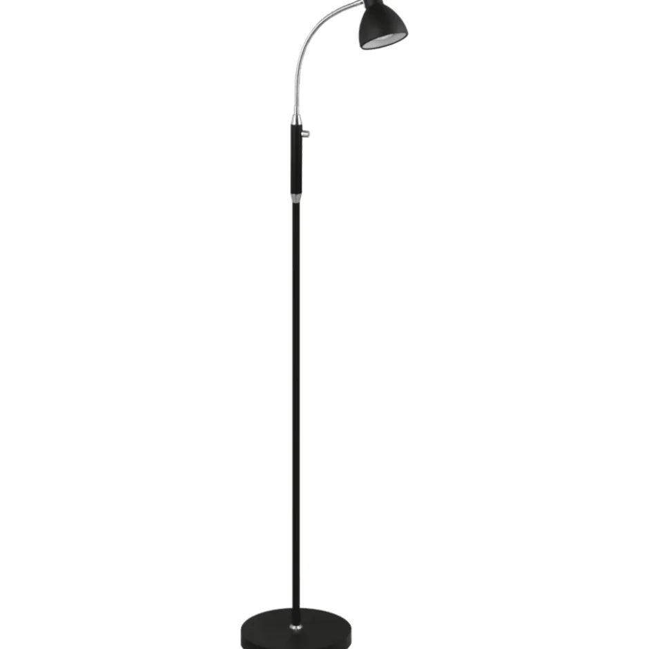Halo Design Hudson gulvlampe, 1-armet, sort