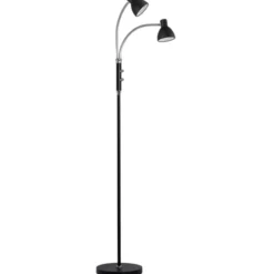 Halo Design Hudson gulvlampe, 2-armet, sort