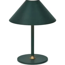Halo Design Hygge genopladelig bordlampe, H20 cm, mørkegrøn