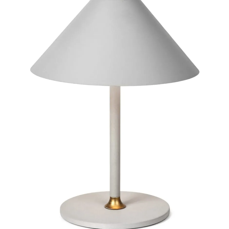 Halo Design Hygge genopladelig bordlampe, H25 cm, lysegrå