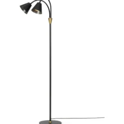 Halo Design Hygge gulvlampe, 2 spots, sort