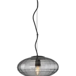 Halo Design Mesh pendel, røgfarvet, Ø28 cm
