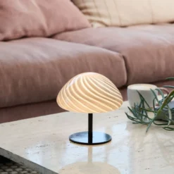 Halo Design Mini Mush bordlampe, grå