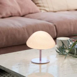 Halo Design Mini Mush bordlampe, lilla