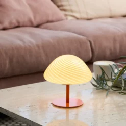 Halo Design Mini Mush bordlampe, orange