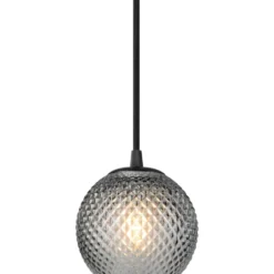 Halo Design Nobb pendel, røgfarvet, Ø12 cm