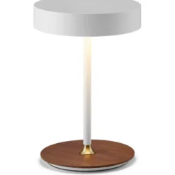 Halo Design On The Move genopladelig bordlampe, hvid