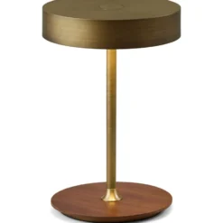 Halo Design On The Move genopladelig bordlampe, messing