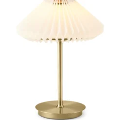 Halo Design Paris genopladelig bordlampe, messing