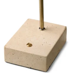 Halo Design Question genopladelig bordlampe, messing