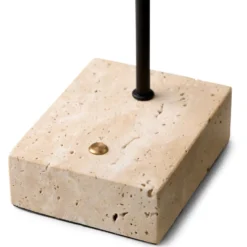 Halo Design Question genopladelig bordlampe, sort/messing
